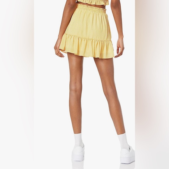 Brand- Wild Meadow Dresses & Skirts - Amazon Brand- Wild Meadow Women's Smocked Waist Ruffle Hem Mini Skirt